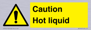 Caution Hot liquid